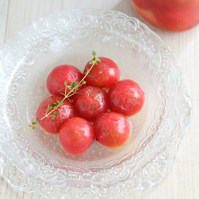 トマトのコンポート 隈部美千代のおやつ時間 お菓子教室 スイートリボン