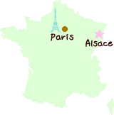 アルザス地図